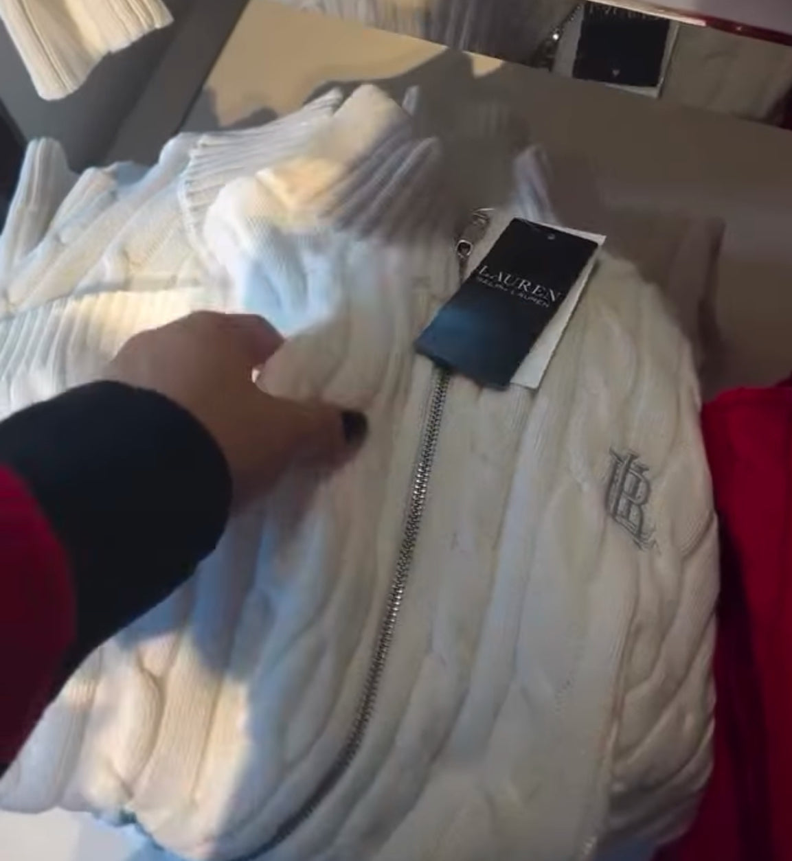 Ralph Lauren sweater white